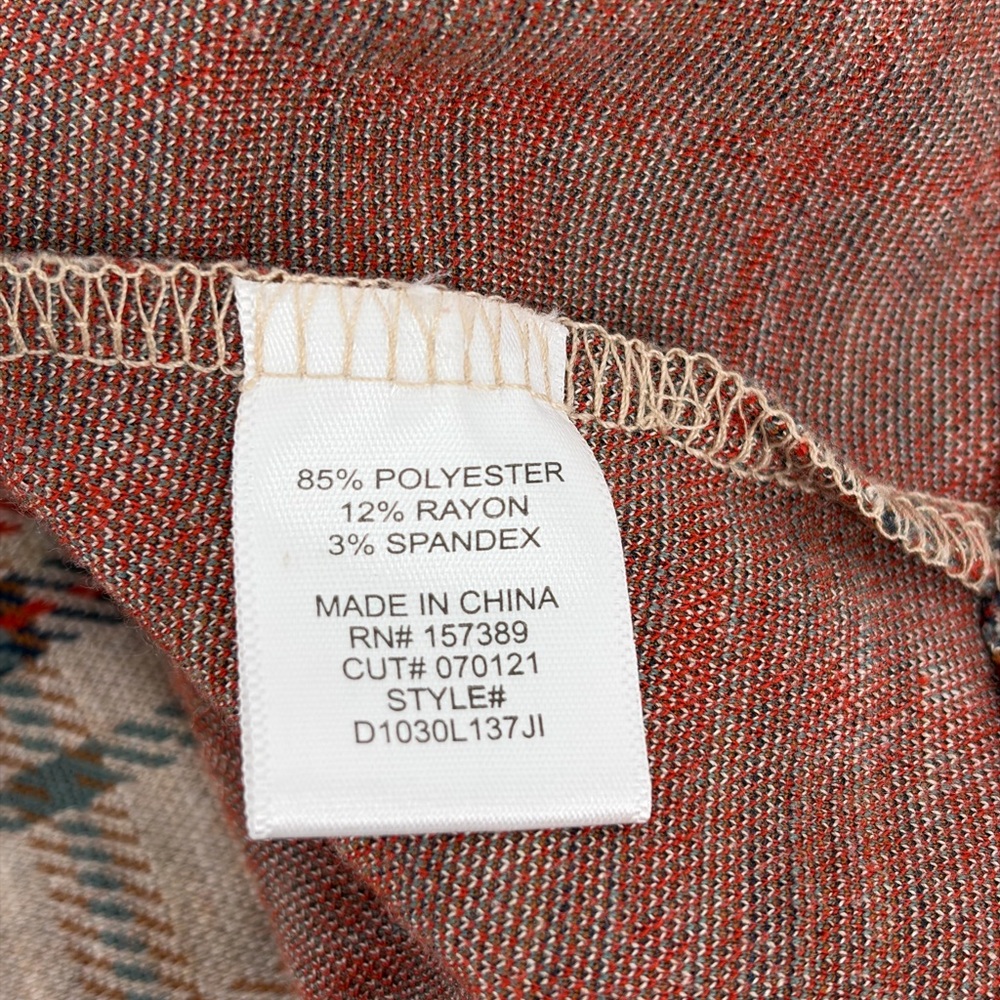 Altar'd State Aubree Blazer Jacket,‎ Brown Tan Plaid Size Large - Picture 7 of 9